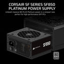 Corsair SF Series SF850 850W 80+ Platinum Fully Modular Low-Noise SFX Power Supply