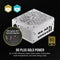 Corsair RMX RM850X Shift 850W ATX 80 Plus Gold Fully-Modular ATX Power Supply (White)