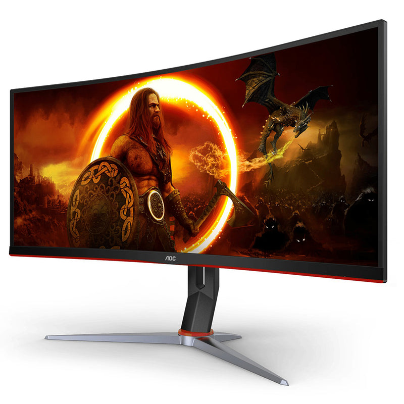 AOC CU34G2XP 34" WQHD (3440x1440) 180Hz AdaptiveSync DisplayHDR 400 VA Curved Gaming Monitor