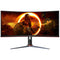 AOC CU34G2XP 34" WQHD (3440x1440) 180Hz AdaptiveSync DisplayHDR 400 VA Curved Gaming Monitor