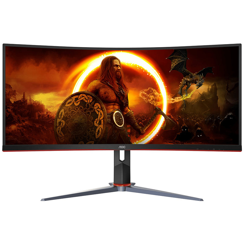 AOC CU34G2XP 34" WQHD (3440x1440) 180Hz AdaptiveSync DisplayHDR 400 VA Curved Gaming Monitor