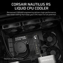 Corsair Nautilus 240 RS Performance 240MM liquid CPU Cooler (Black) (CW-9060088-WW)