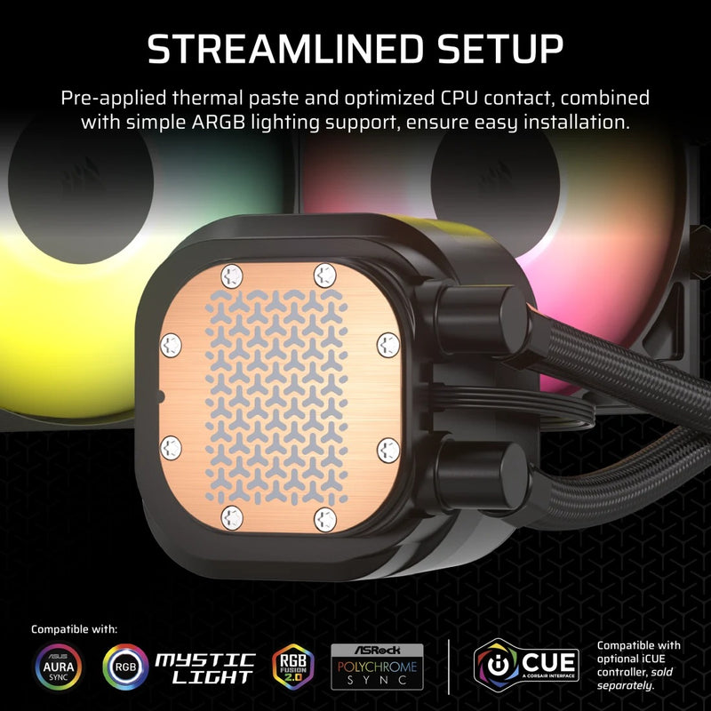 Corsair Nautilus 240 RS Performance 240MM RGB liquid CPU Cooler