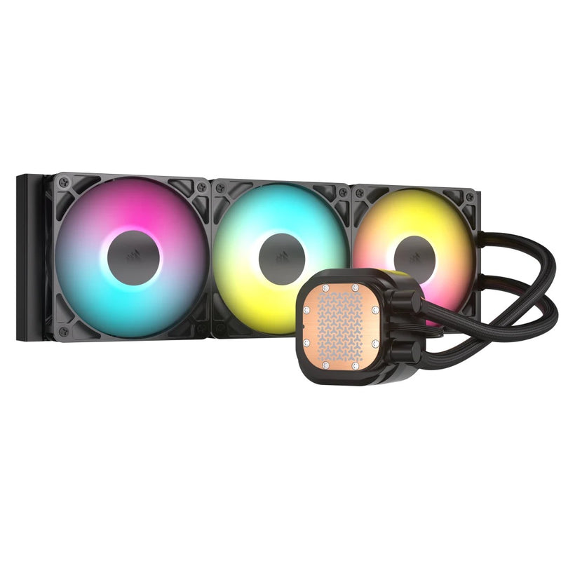 Corsair Nautilus 360 RS Performance 360MM RGB liquid CPU Cooler (Black, White)