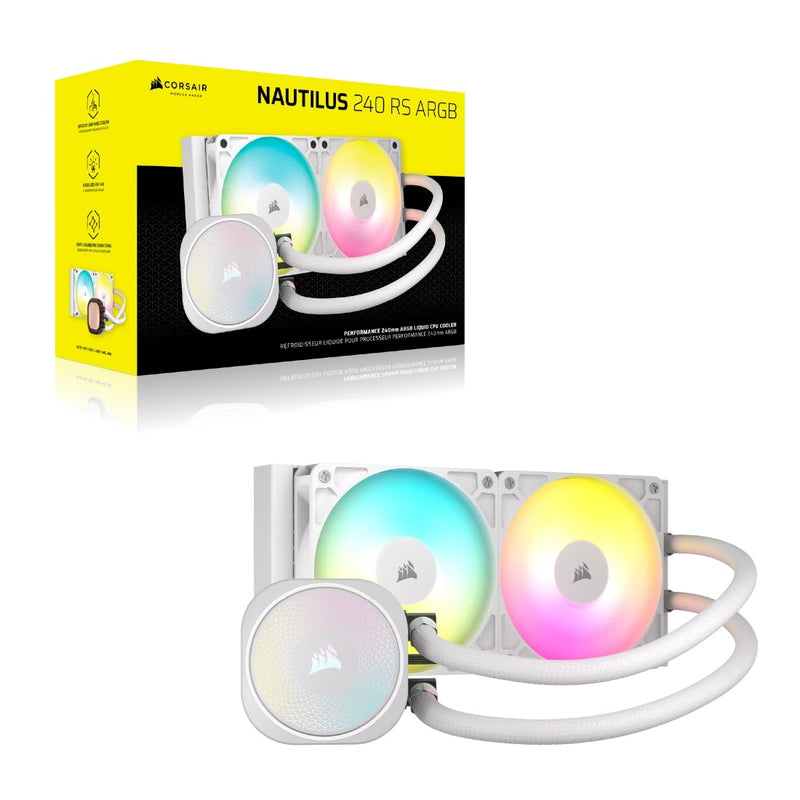 Corsair Nautilus 240 RS Performance 240MM RGB liquid CPU Cooler