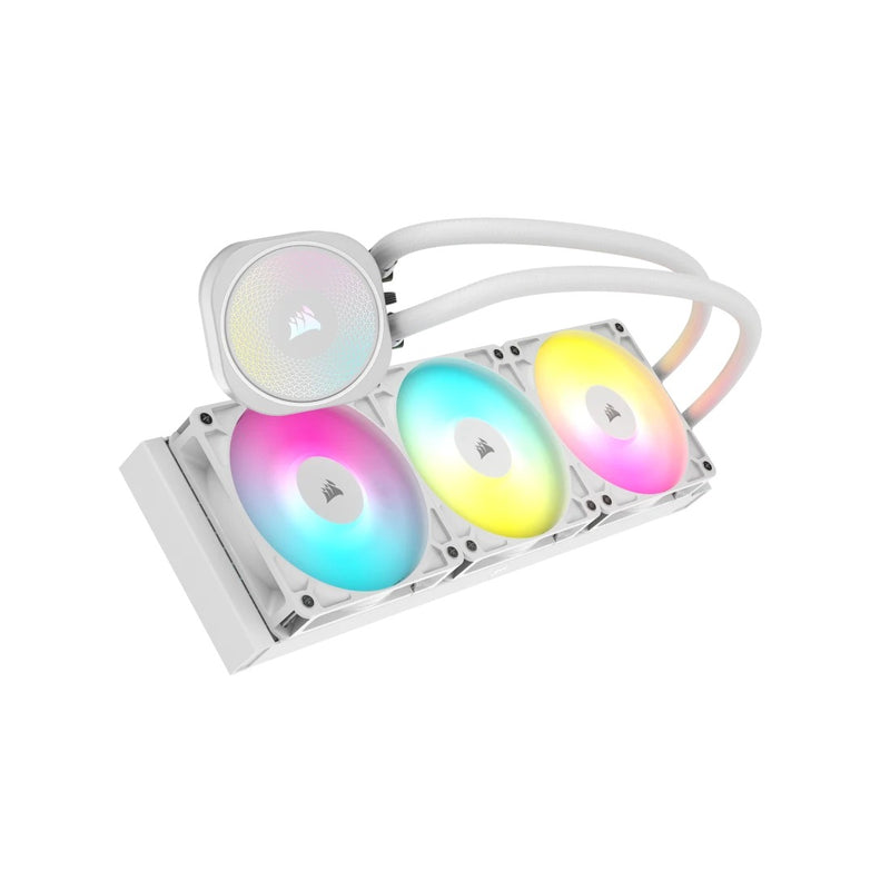 Corsair Nautilus 360 RS Performance 360MM RGB liquid CPU Cooler (Black, White)