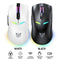 Onikuma CW928 RGB Tri-Mode Gaming Mouse (Black, White)