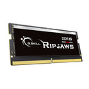 G.Skill Ripjaws 16GB (1X16GB) DDR5 4800MT/s So-Dimm CL40-39-39-76 1.10V Laptop Memory (Black) (F5-4800S4039A16GX1-RS)