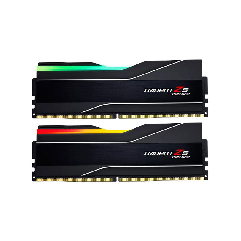 G.Skill Trident Z5 Neo RGB 32GB (2x16GB) DDR5 7200 MT/s CL34-45-45-115 1.40V AMD EXPO Desktop Memory (Matte Black) (F5-7200J3445G16GX2-TZ5NR)