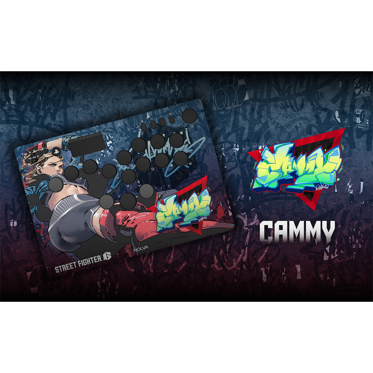 Hori Street Fighter 6 Nolva Mechanical All-Button Arcade Controller