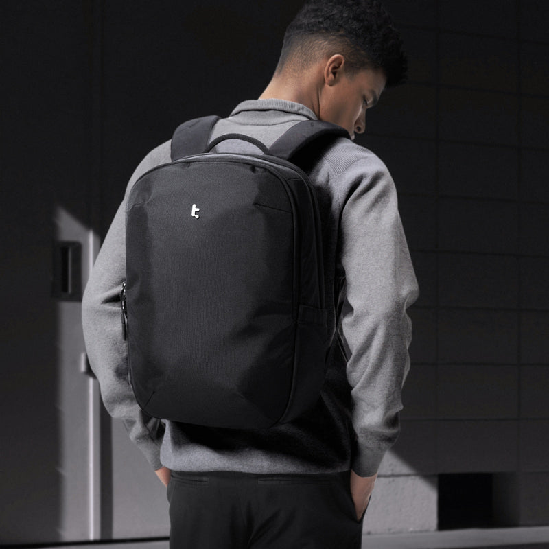 Tomtoc UrbanEx-T65 20L Laptop Backpack (Black) (T65S1D1)