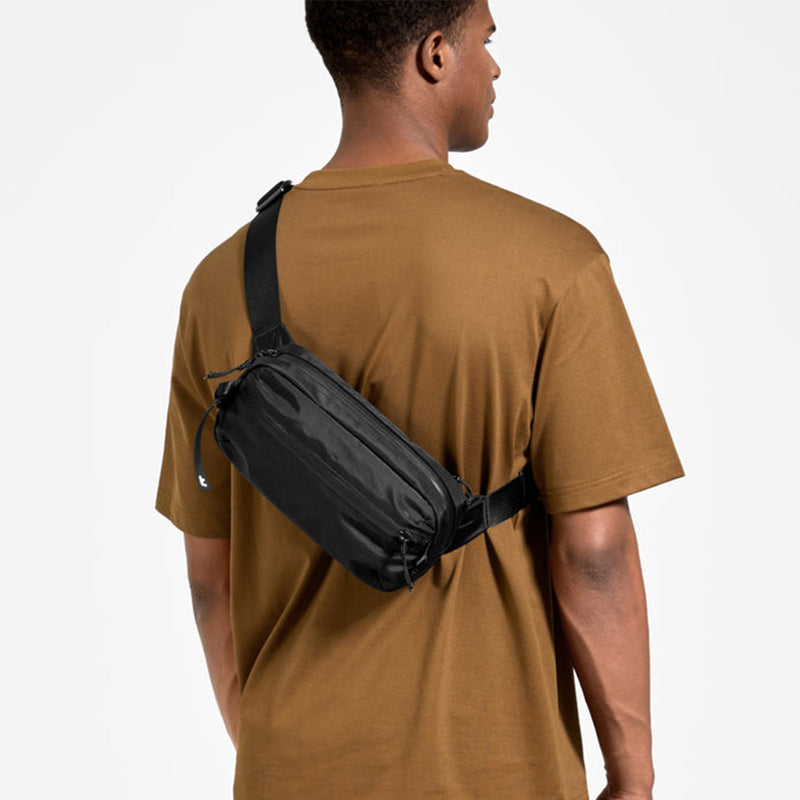Tomtoc Aviator-T33 2.5L Chest Bag with RFID Blocking (Black, Grey) (T33S2D1, T33S2G1)