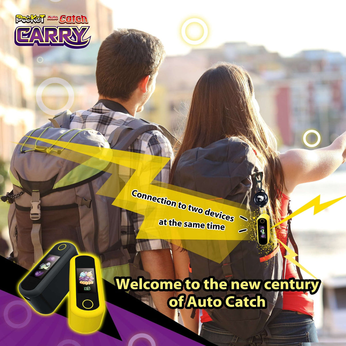 Brook Pocket Auto Catch - Carry (Black, Yellow) (FM00011091, FM00011178)