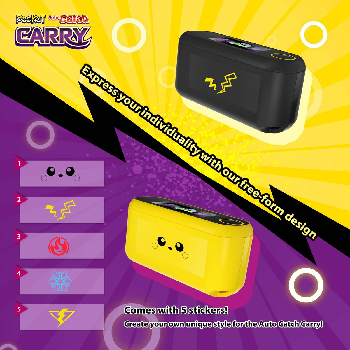 Brook Pocket Auto Catch - Carry (Black, Yellow) (FM00011091, FM00011178)