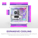 NZXT H9 Flow RGB Large Dual-Chamber Mid-Tower ATX Airflow Case with RGB