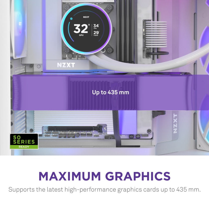 NZXT H9 Flow RGB+ Large Dual-Chamber Mid-Tower ATX Airflow Case