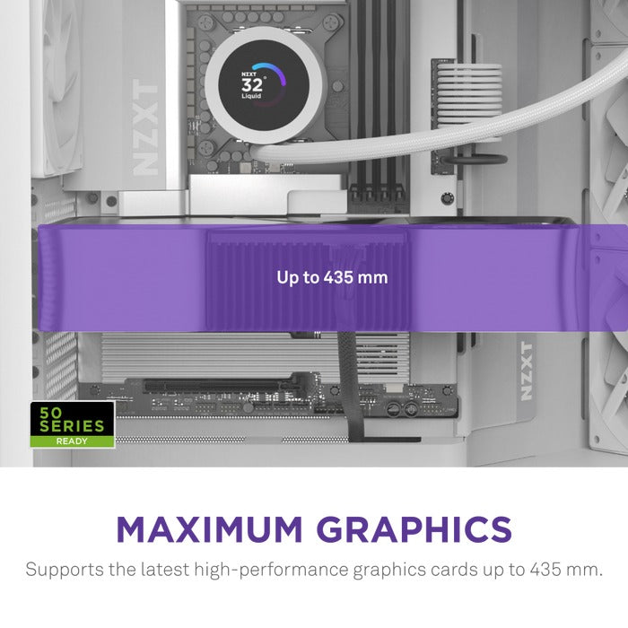NZXT H9 Flow Large Dual-Chamber Mid-Tower ATX Airflow Case