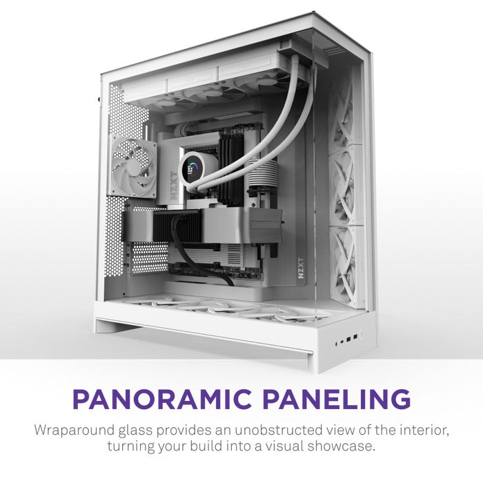 NZXT H9 Flow Large Dual-Chamber Mid-Tower ATX Airflow Case