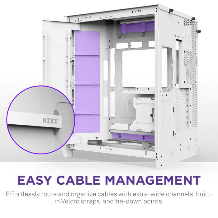 NZXT H9 Flow Large Dual-Chamber Mid-Tower ATX Airflow Case