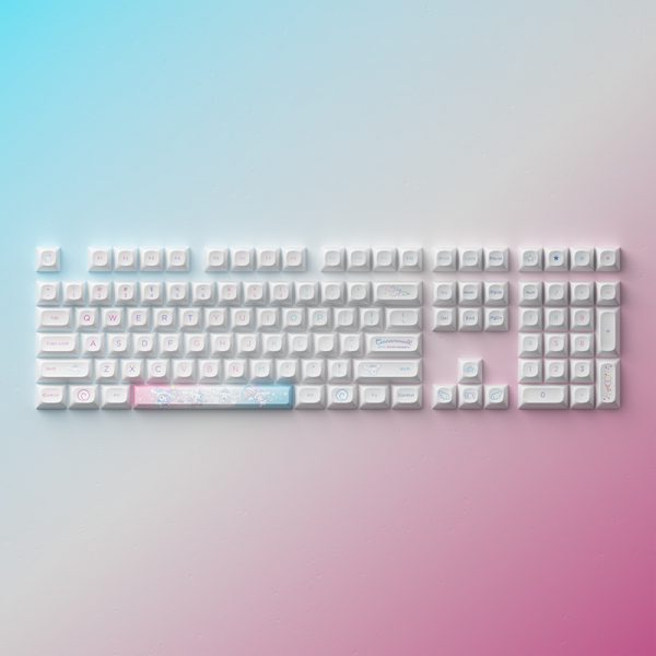 Akko Cinnamoroll 20TH Anniversary OPI Keycap Set