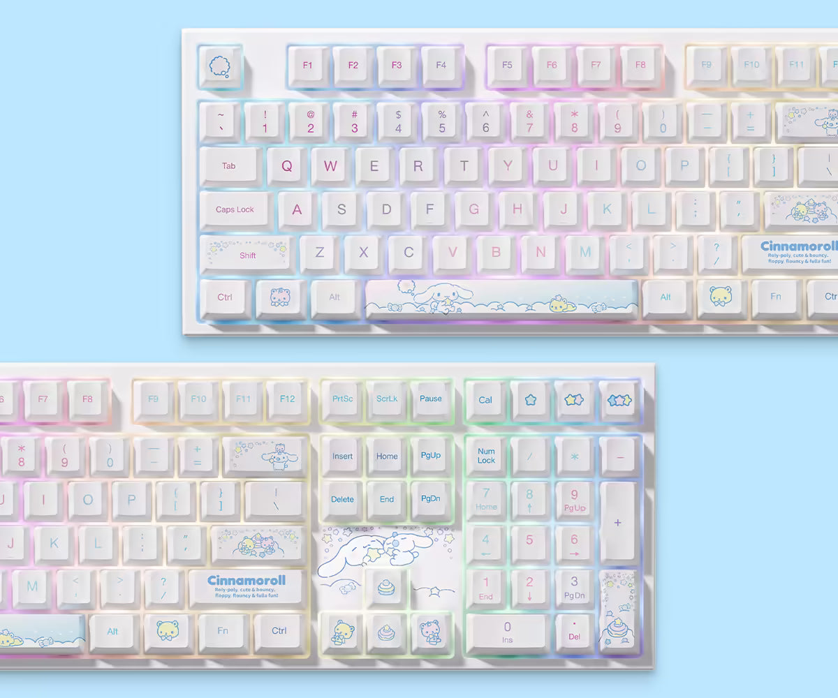 Akko Cinnamoroll 5108 V5 Multi-Mode RGB Hot-Swappable Mechanical Keyboard
