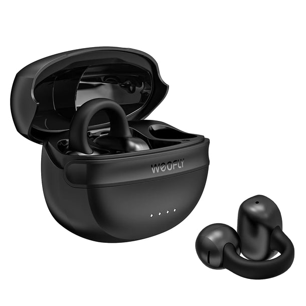 Weofly ClipFits Clip-on Earbuds (Black) (WFCF881BL)