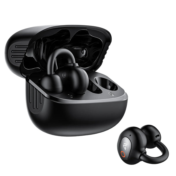 Weofly ClipFits Lite Clip-on Earbuds (Black) (WFC728BL)