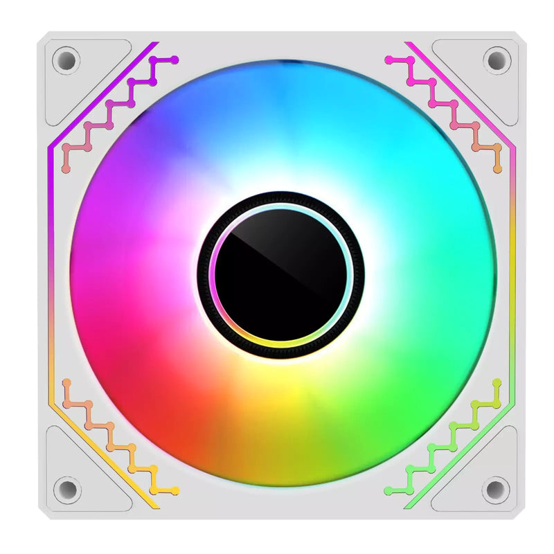 Coolman CM-03 Infinity Mirror Led A-RGB Cooling Fan (3-In-1 Pack)