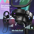 Maono DGM20G USB RGB Gaming Condenser Noise Canceling Microphone