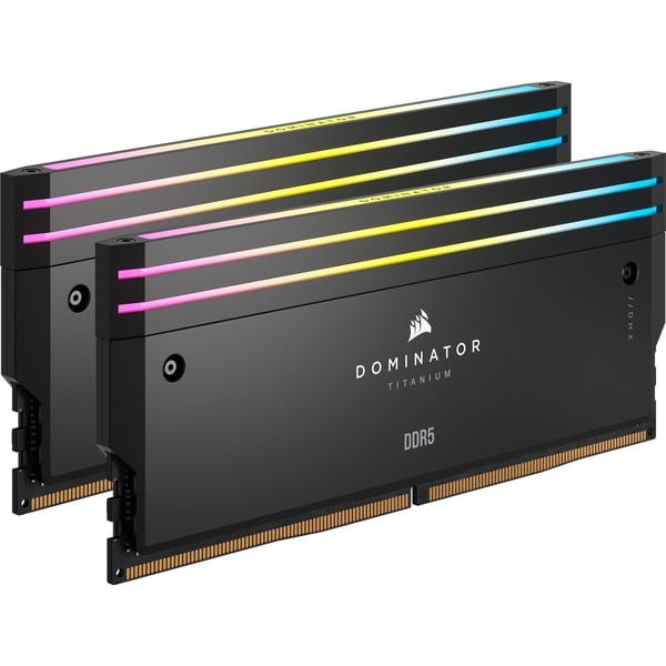 Corsair Dominator Titanium RGB 32GB (2x16GB) DDR5 DRAM 7200MT/s CL34 Memory Kit (Black) | DataBlitz