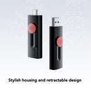 Lexar JumpDrive Dual Drive D300 USB 3.1 Type-C & Type-A 130MB/s Read Flash Drive