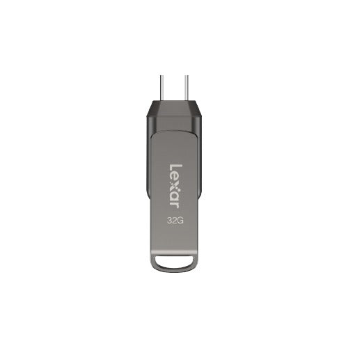 Lexar JumpDrive Dual Drive D400 USB 3.2 Gen 1 Type-C & Type-A 100MB/s Read Flash Drive