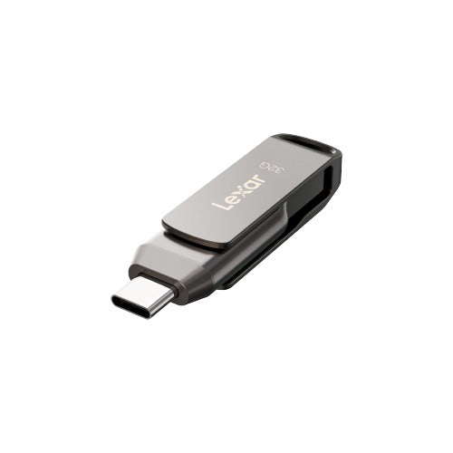 Lexar JumpDrive Dual Drive D400 USB 3.2 Gen 1 Type-C & Type-A 100MB/s Read Flash Drive