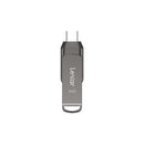 Lexar JumpDrive Dual Drive D400 USB 3.2 Gen 1 Type-C & Type-A 100MB/s Read Flash Drive