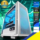 Optima CH360 White Gaming PC | Intel i7 14700 | 32 GB RAM | 1 TB SSD | RTX 4070 Super | Windows 11 Pro