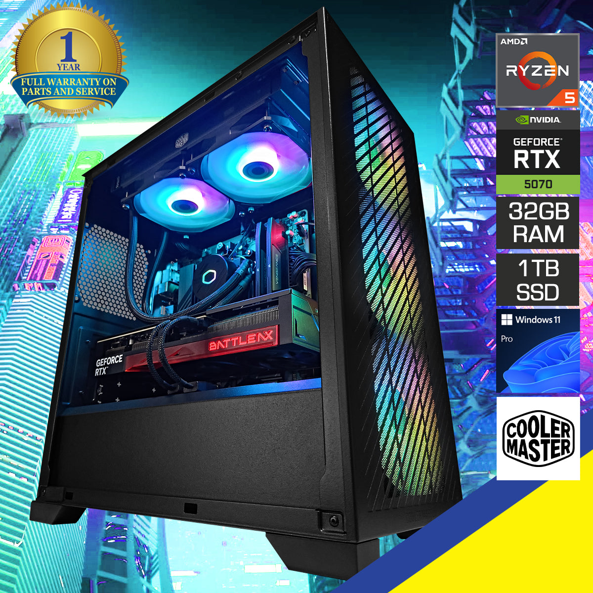 Aurora Elite 301 Black Desktop Gaming PC