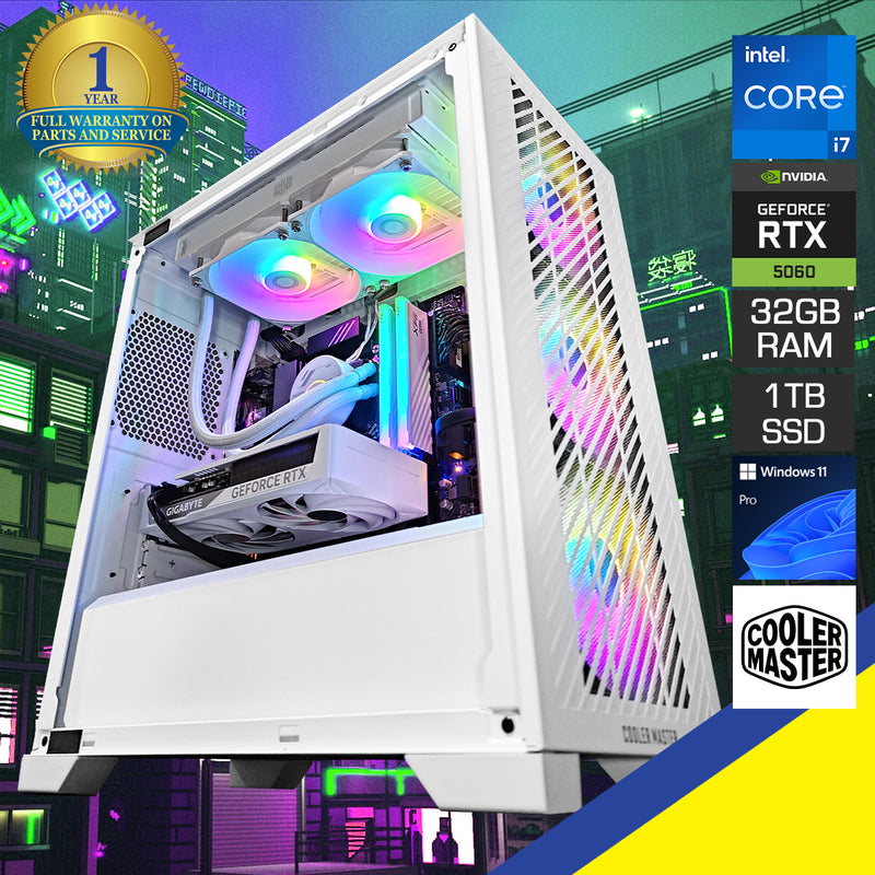 Aurora Elite 301 White Desktop Gaming PC | DataBlitz