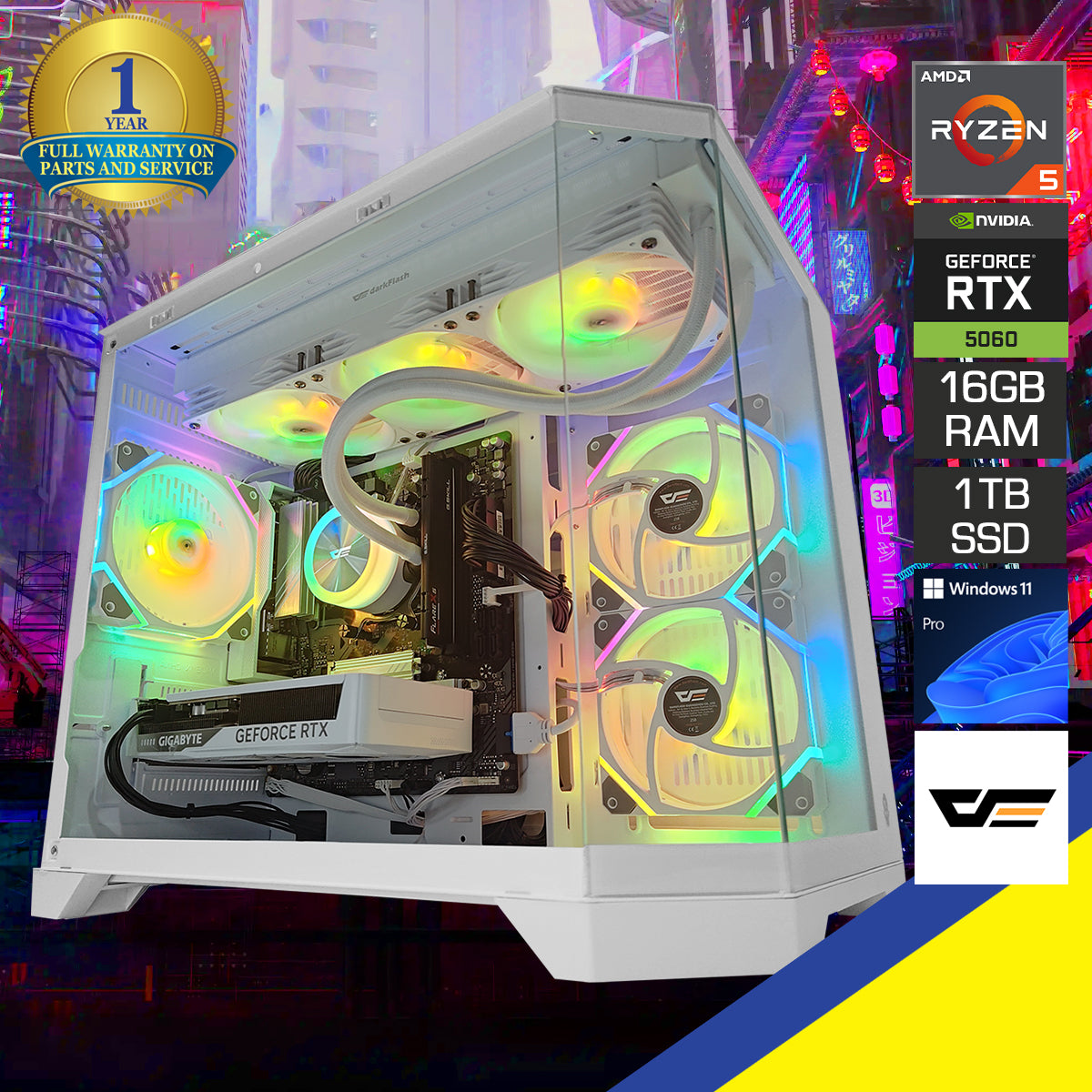 Sigma Spectra White Desktop Gaming PC