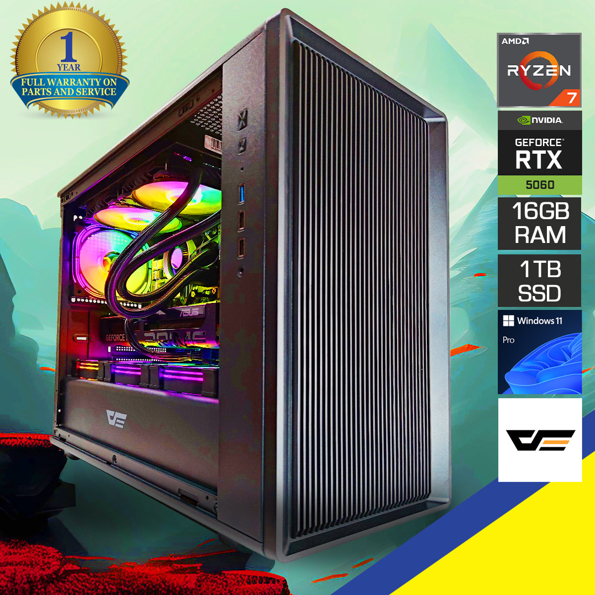 Aurora DB460M Black Desktop Gaming PC