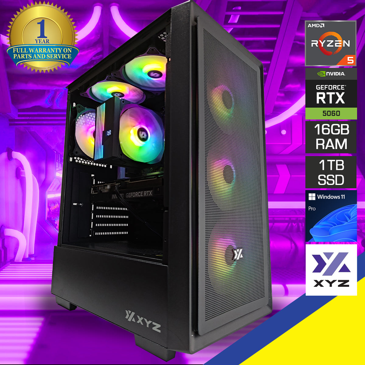 Sigma Airone 100 X Black Desktop Gaming PC