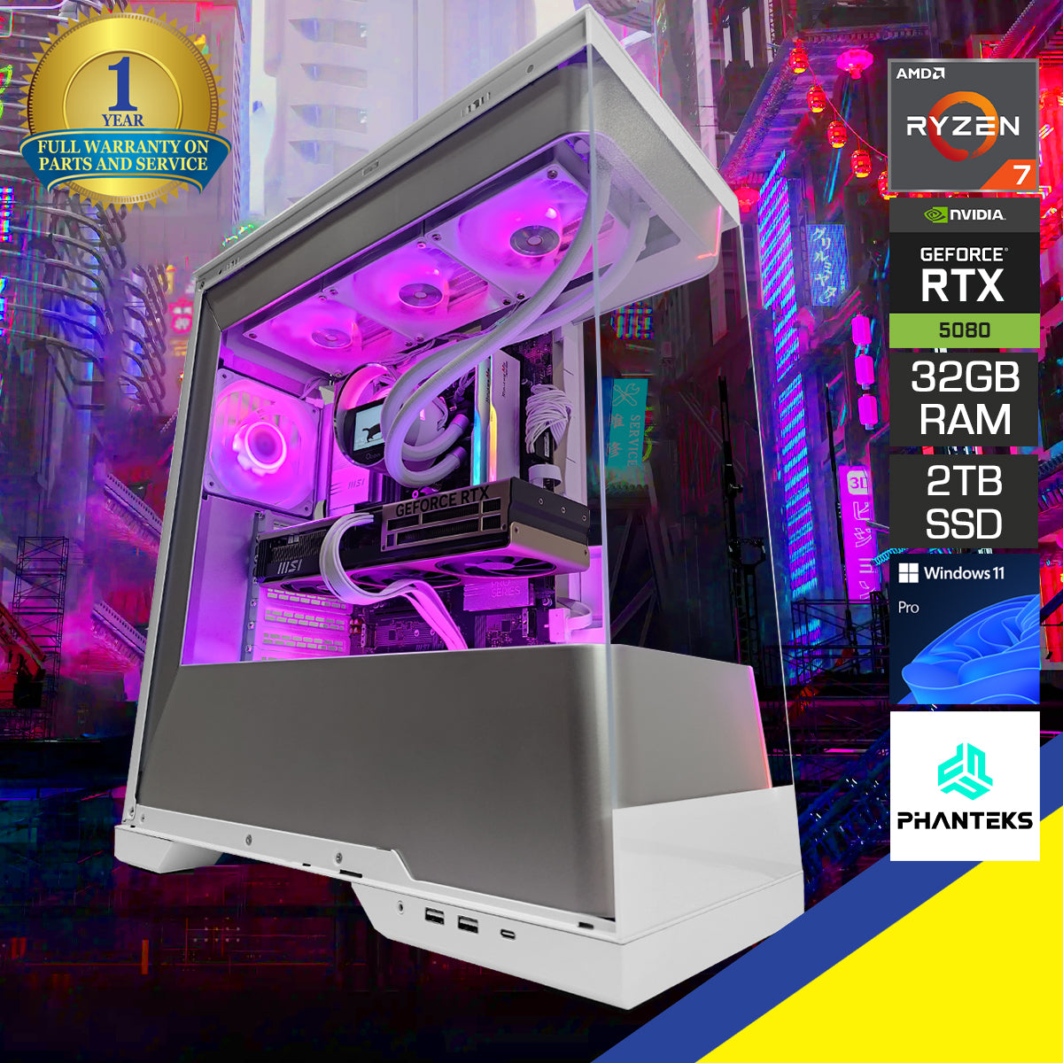 Ultra Evolv S2 White Desktop Gaming PC