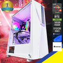 Alpha Vesta White Gaming PC RYZEN 5 5500 | 16GB RAM |  512GB SSD | RTX 4060 | Windows 11 Pro