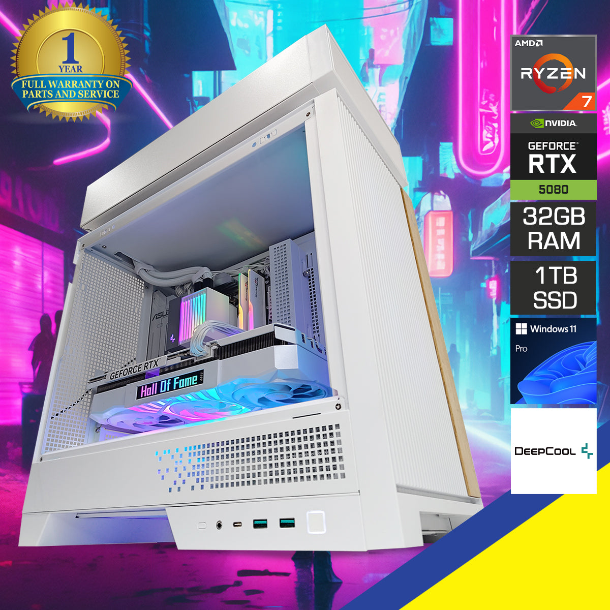 Ultra CL6600 White Desktop Gaming PC | DataBltiz