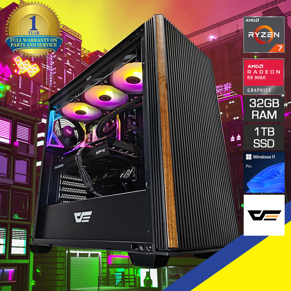 Sophos DS900WS Black Desktop Gaming PC