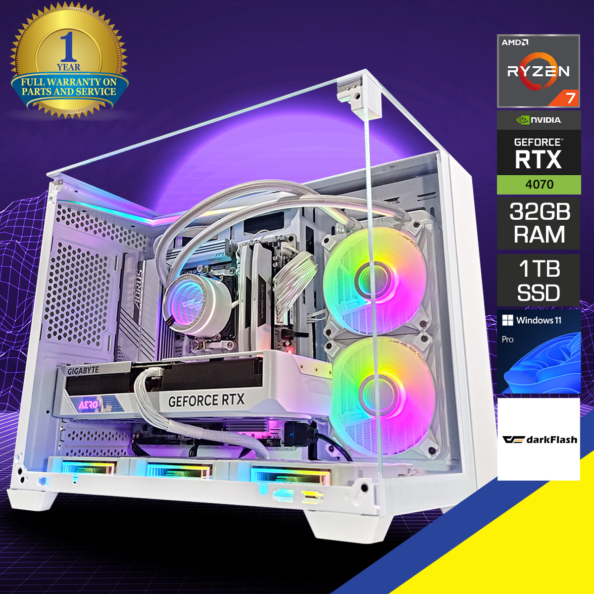 Sophos TH285M White Desktop Gaming PC | DataBlitz
