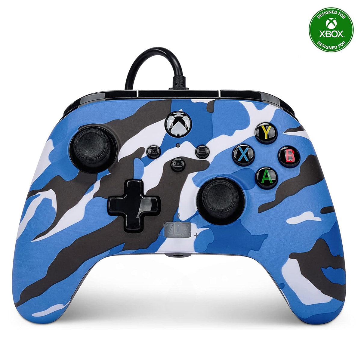 Power A Xbox Enhanced Wired Controller Blue Camo For Xbox 