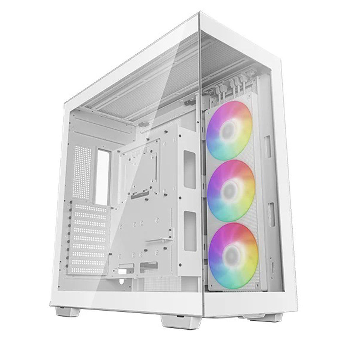 Deepcool CH780 ATX + Panoramic Glass Dual-Chamber Layout w/ Trinity 140mm Fans Full Tower Gaming Case