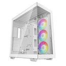 Deepcool CH780 ATX + Panoramic Glass Dual-Chamber Layout w/ Trinity 140mm Fans Full Tower Gaming Case
