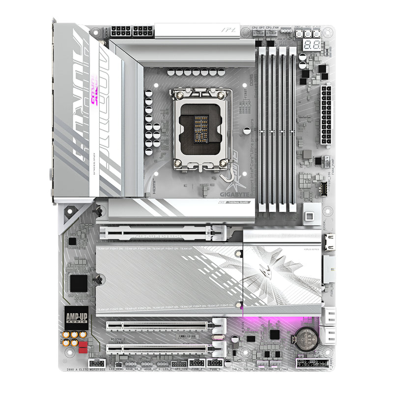 Gigabyte Z890 Aorus Elite Wifi 7 Ice DDR5 Intel Gaming Motherboard