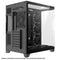 Coolman Zentra Luxe ATX Vision PC Case (Black, White)
